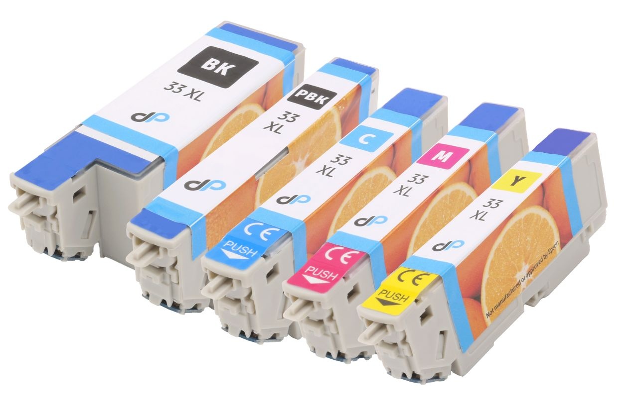 Kompatibel 33XL Tinte - Orange zu Der / Epson DruckerProfi MultiPack