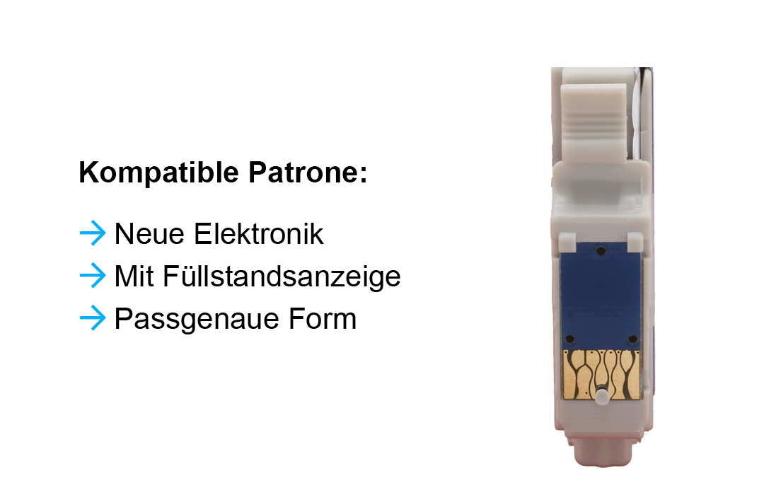 Kompatibel zu Epson MultiPack / Hirsch Tinte DruckerProfi T1306 - Der